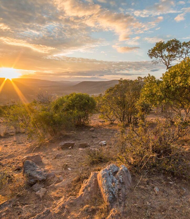 Sunrising over the Masai Mara