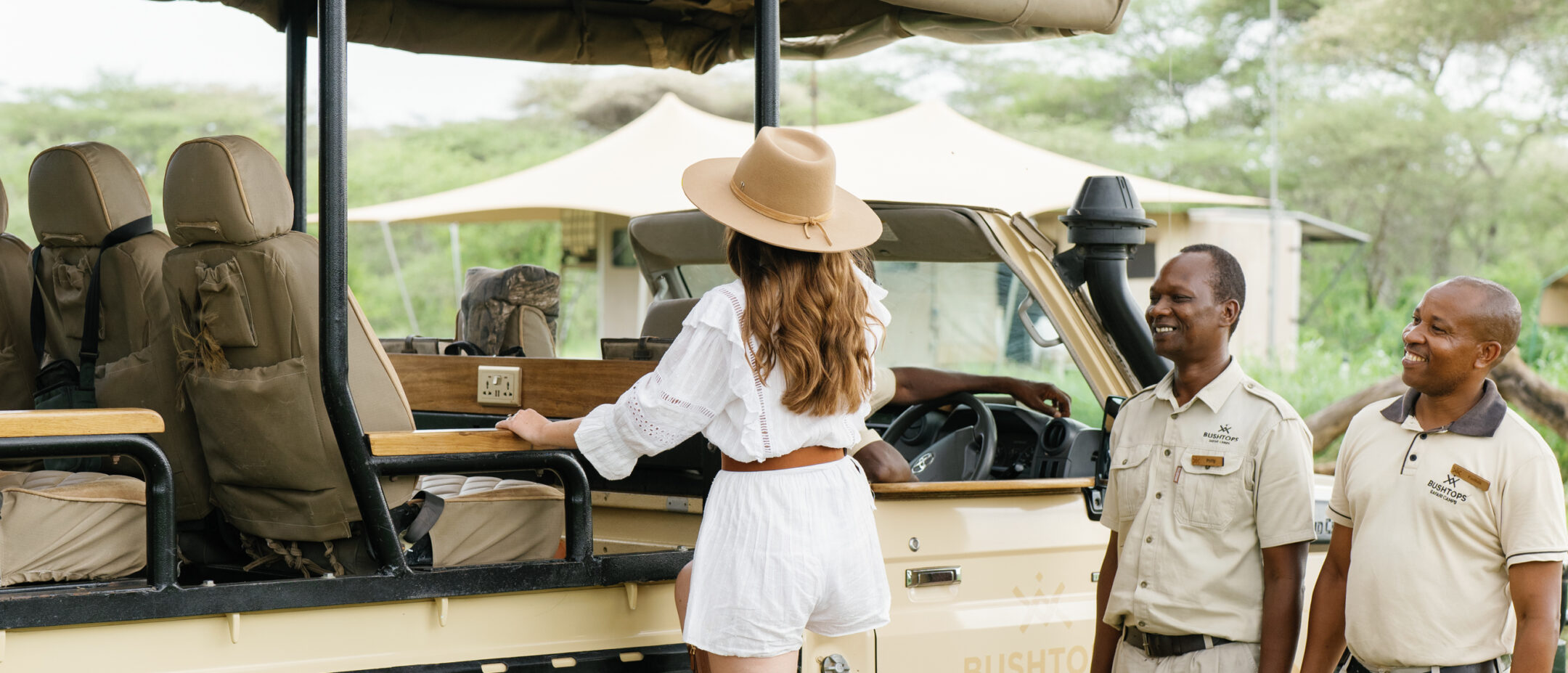 guests going on a safari game drive
