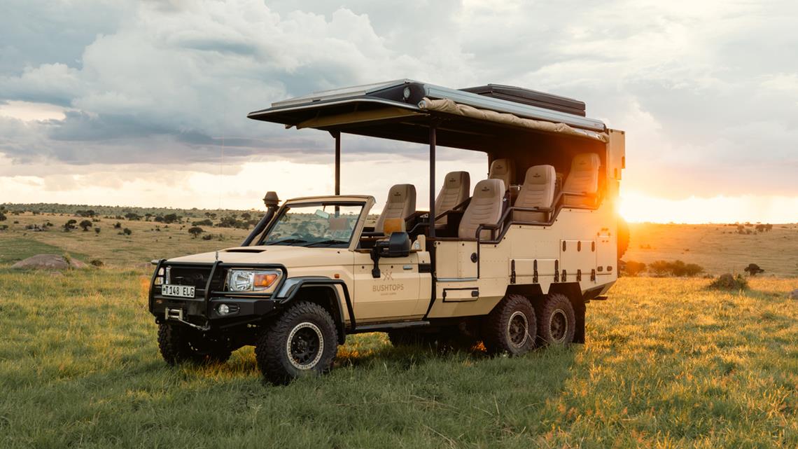 sunset 6x6 safari on The Beest